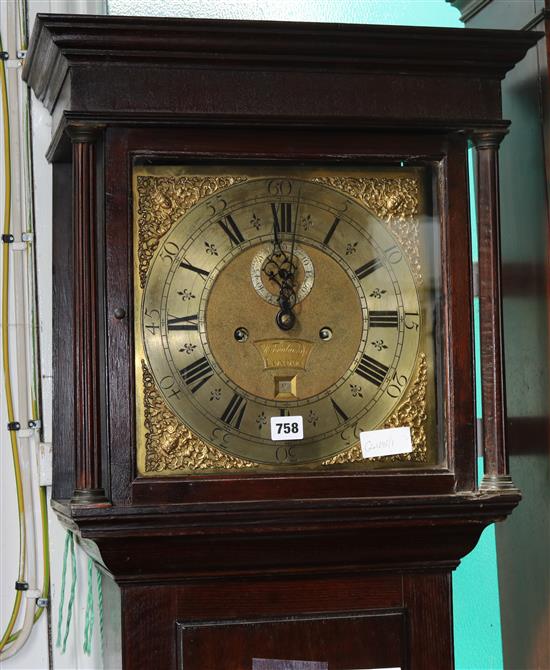 Grandfather clock by William Tomlinson